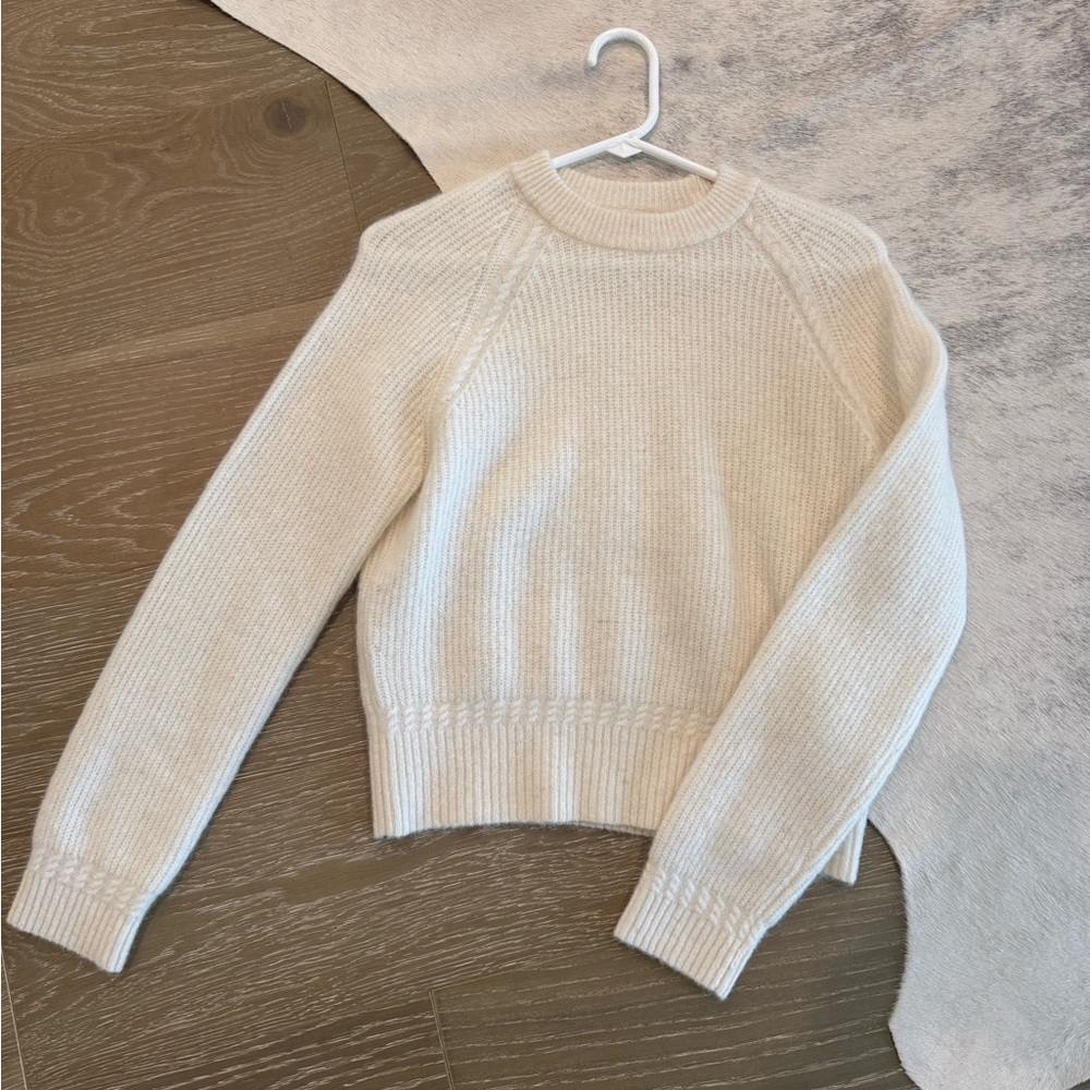 Sezane Cream Sweater